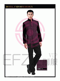 酒店服裝中餐服務(wù)員制服1359