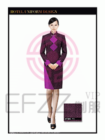 酒店服裝中餐服務(wù)員制服1360