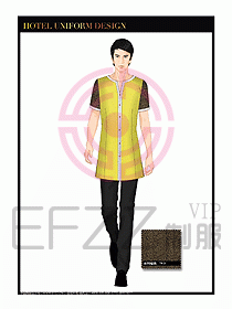 酒店服裝中餐服務(wù)員制服1363