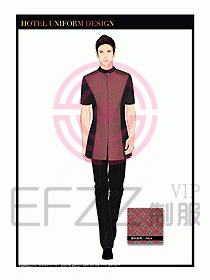 酒店服裝中餐服務員制服1389
