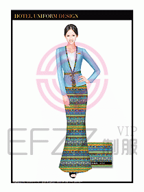 桑拿SPA咨客迎賓制服312