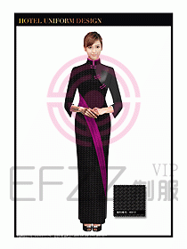 酒店餐廳咨客制服設計圖651