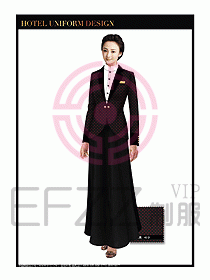酒店餐廳咨客制服設(shè)計(jì)圖656