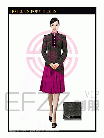 酒店餐廳咨客制服設(shè)計圖657