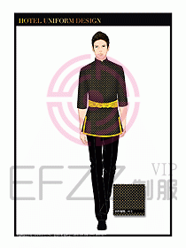 酒店餐廳咨客制服設(shè)計(jì)圖668