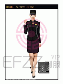 酒店門童行李生制服設計圖837