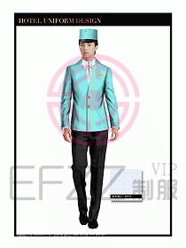 酒店門童行李生制服設計圖844