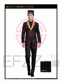 酒店門童行李生制服設計圖849
