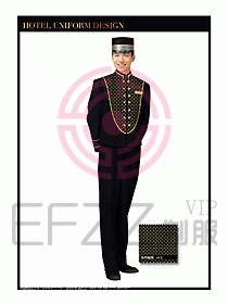 酒店門童行李生制服設計圖852