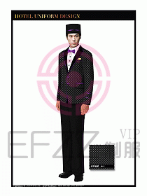 酒店門童行李生制服設計圖857