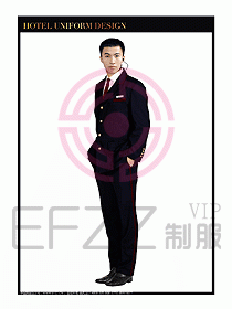 酒店門童行李生制服設計圖863