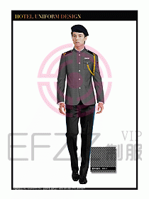 酒店門童行李生制服設計圖869