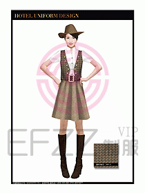 酒店門(mén)童行李生制服設(shè)計(jì)圖876