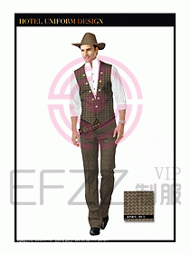 酒店門童行李生制服設計圖877