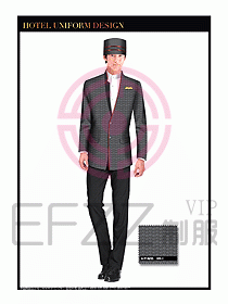 酒店門童行李生制服設計圖882