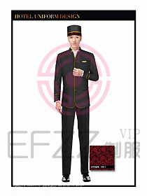 酒店門童行李生制服設計圖883