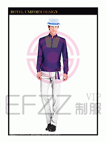 酒店門童行李生制服設計圖887
