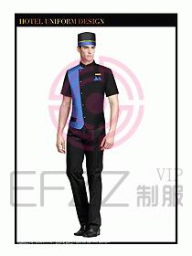 酒店門童行李生制服設計圖892
