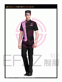 酒店門童行李生制服設計圖894