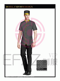 酒店門童行李生制服設計圖898