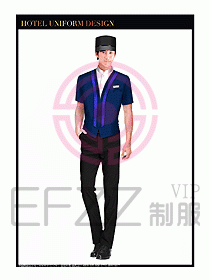 酒店門童行李生制服設(shè)計圖896