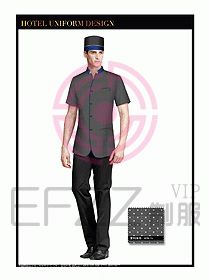酒店門童行李生制服設計圖899