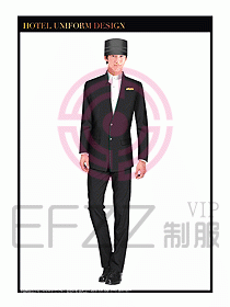 酒店門童行李生制服設(shè)計(jì)圖895