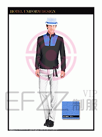 酒店門(mén)童行李生制服設(shè)計(jì)圖906