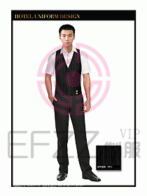 SPA休閑會所服務員制服設計328