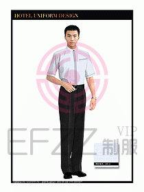 SPA休閑會所服務員制服設計332