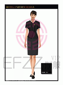 SPA休閑會所服務員制服設計329