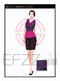 SPA休閑會所服務(wù)員制服設(shè)計344