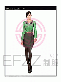 專賣店營業員服裝設計圖1024