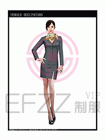 專賣店營業員服裝設計圖1052