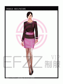 專賣店營業員服裝設計圖1054
