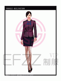 專賣(mài)店?duì)I業(yè)員服裝設(shè)計(jì)圖1056