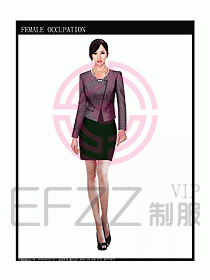 專賣店營業員服裝設計圖1062