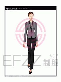 專賣店營業(yè)員服裝設計圖1107