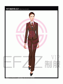 專賣店營業(yè)員服裝設(shè)計圖1112