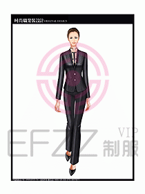 專賣店營業員服裝設計圖1117