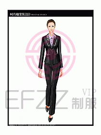 專賣店營業員服裝設計圖1121