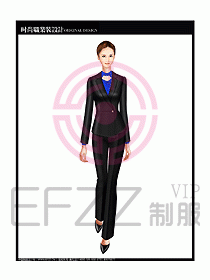 專賣店營業員服裝設計圖1123