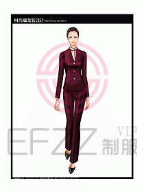 專賣店營業員服裝設計圖1128