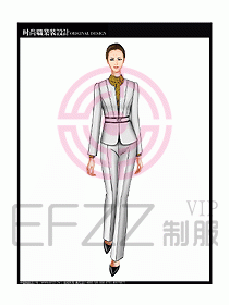 專賣店營業(yè)員服裝設(shè)計圖1140