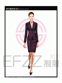 專賣店營業員服裝設計圖1143