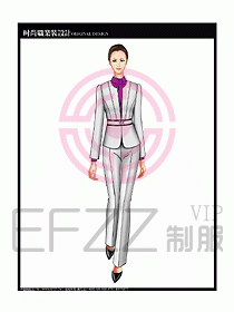 專賣店營業(yè)員服裝設(shè)計圖1141