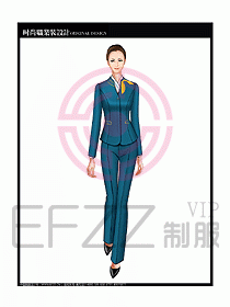 專賣店營業員服裝設計圖1147