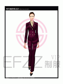 專賣店營業員服裝設計圖1151