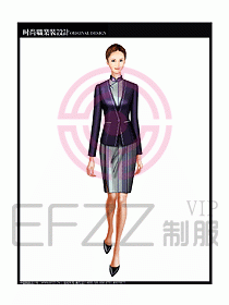 專賣店營業員服裝設計圖1152