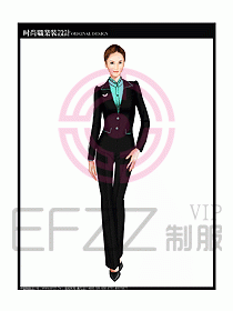 專賣店營業員服裝設計圖1161